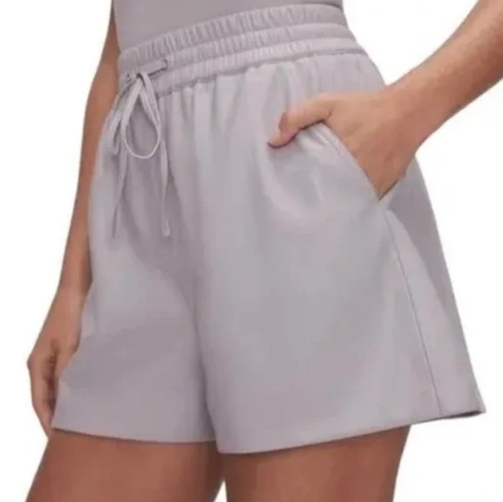 NWT GOOD AMERICAN Better Than Leather Drawstring Shorts Medium